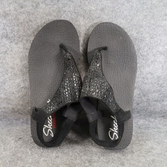Skechers Shoes Womens 9 Sandals Casual Comfort Yoga Foam Meditation Sweet Rock - Picture 7 of 13